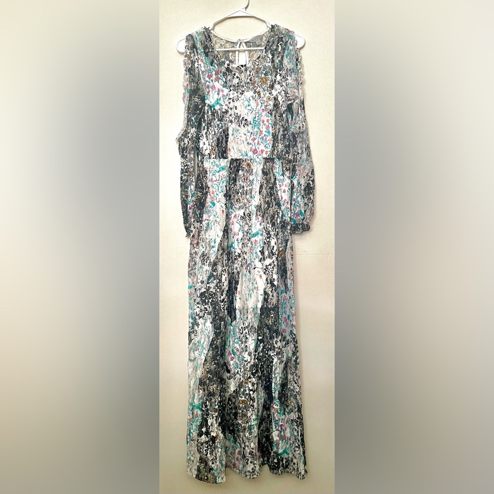 Belle Sky Multicolor Long Sleeve Dress